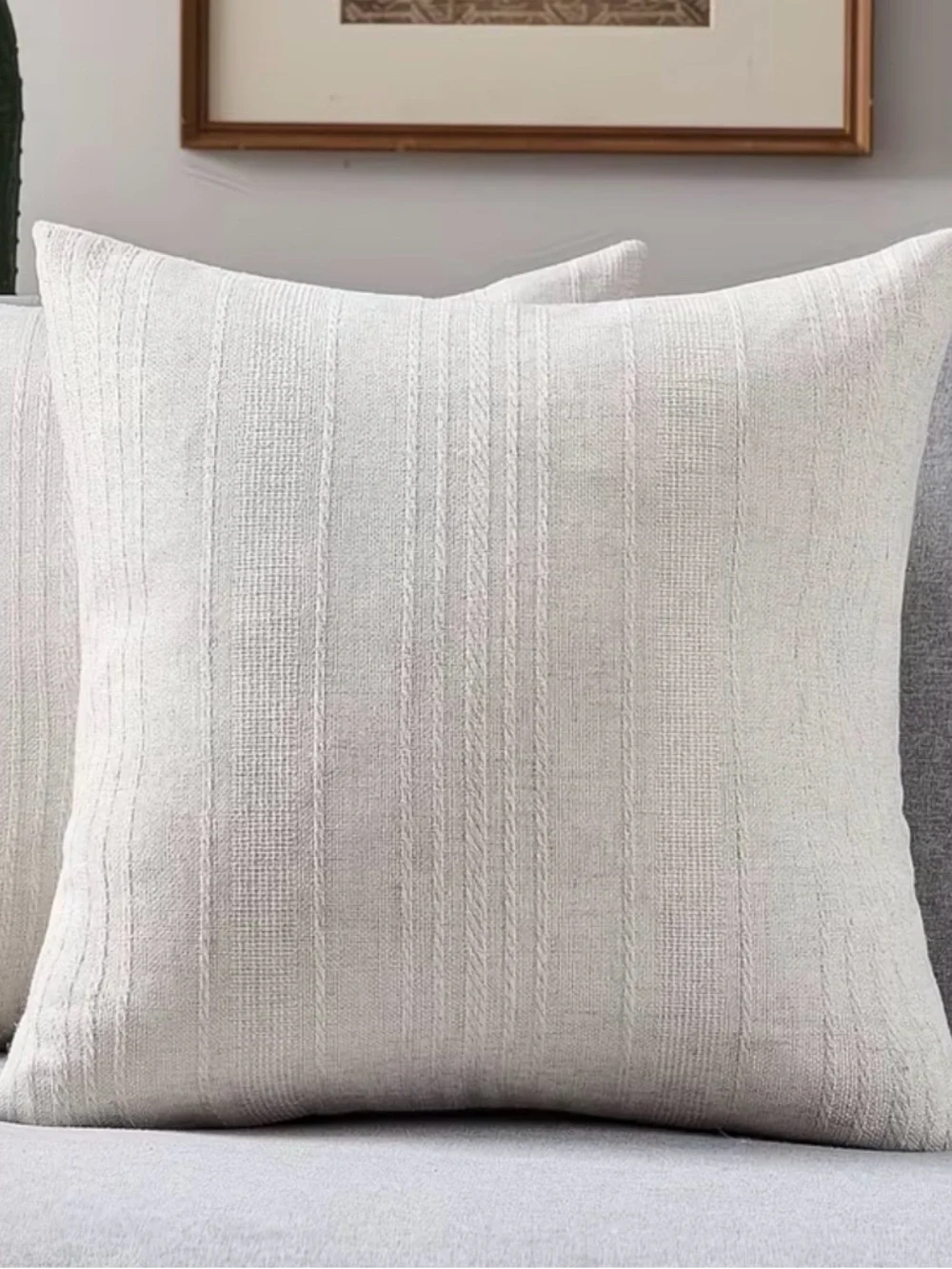 Tan Square 18”x18” Toss Pillow Cover ~NEW~ Qty1 - Discount if purchasing 2+